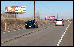 Supreme Outdoor billboard on rural Minnesota highway