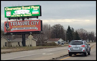 Supreme Outdoor dual billboards along Minnesota corridor